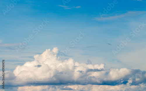 colorful dramatic sky with cloud at sunset © freedom_naruk