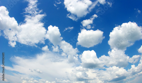 Canvas Print blue sky