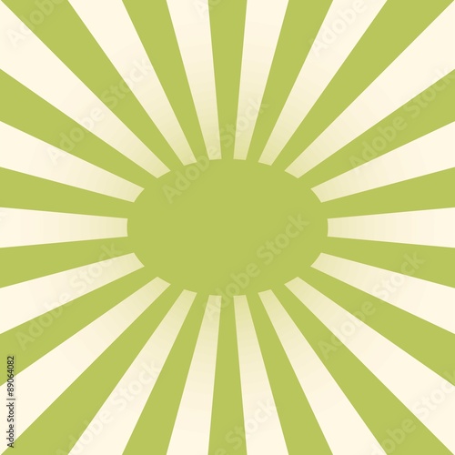 White rays on green background. Vector. Background. Illustration