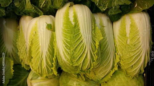 Napa Cabbage at a produce stand