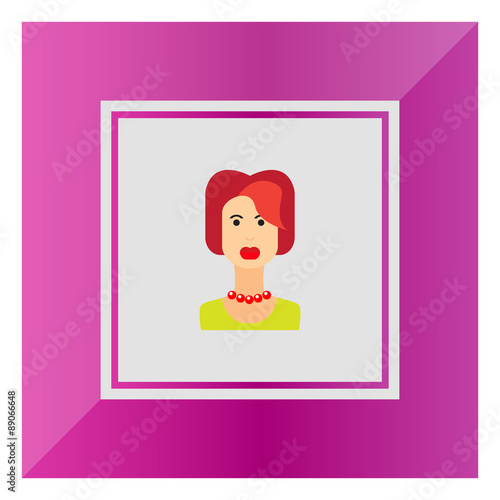 Portrait of young redheaded woman 