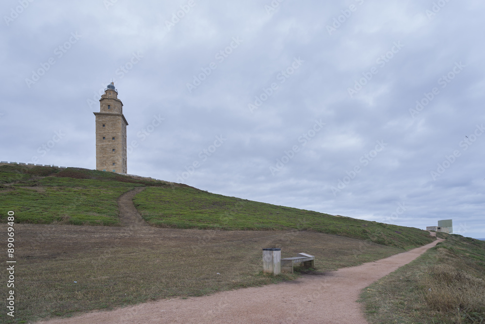 Torre de Hercules (La Coruña, España).