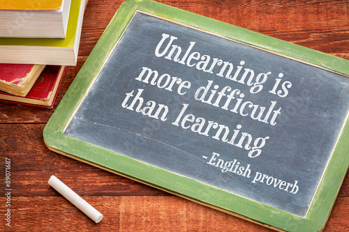 Unlearning is more difficult than learning