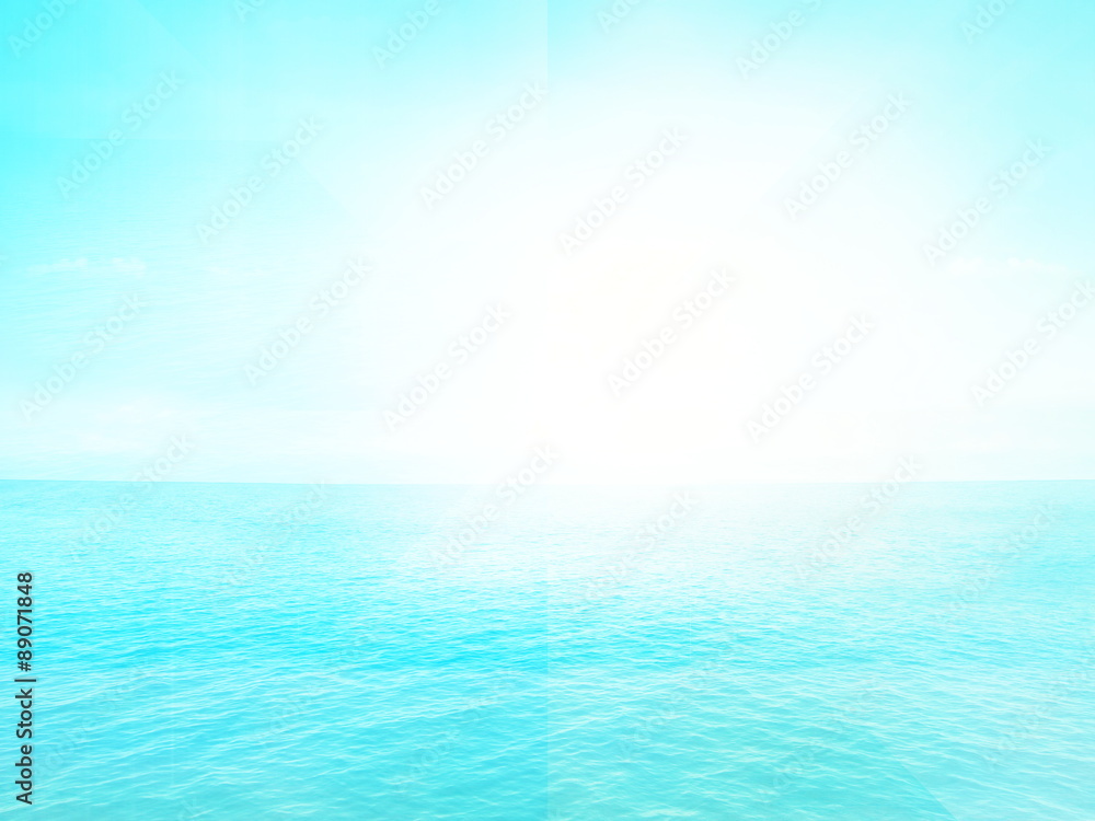 sunny day ocean water background