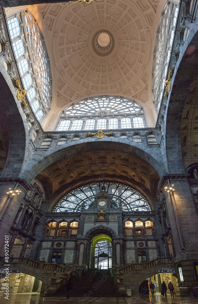 Antwerp central train station