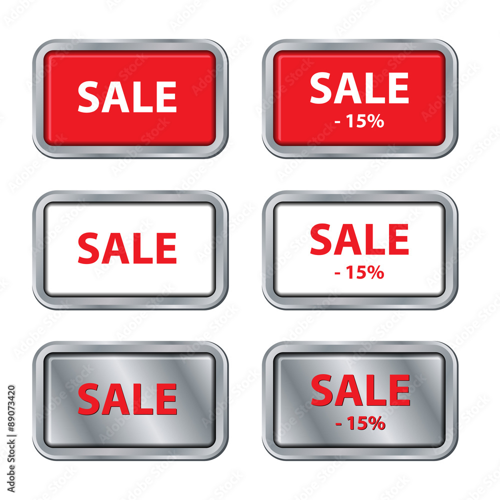 Сollection of metal frames for text placement Сollection of metal frames for text placement