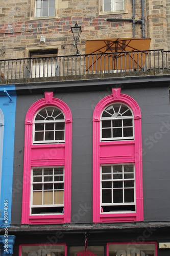 Old, historical architecture in Edinburgh, Scotland, UK