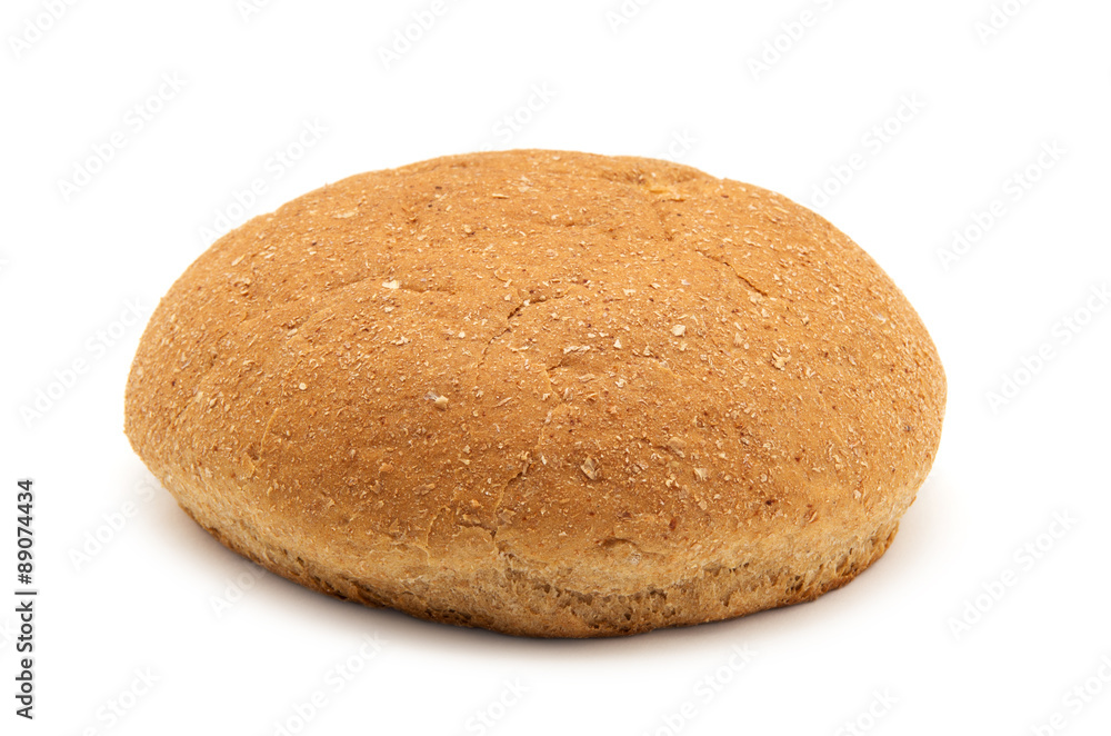 wholemeal breads isolated on white background wholemeal breads isolated on white background