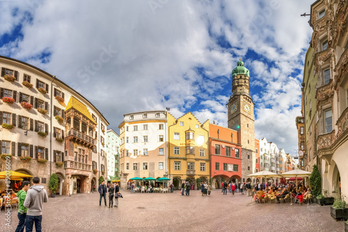 Innsbruck Altstadt Goldenes Dachl, Panorama  photo