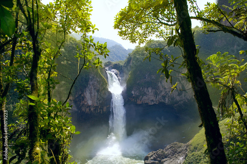 San Rafael Falls. The Largest Waterfall in Ecuador photo