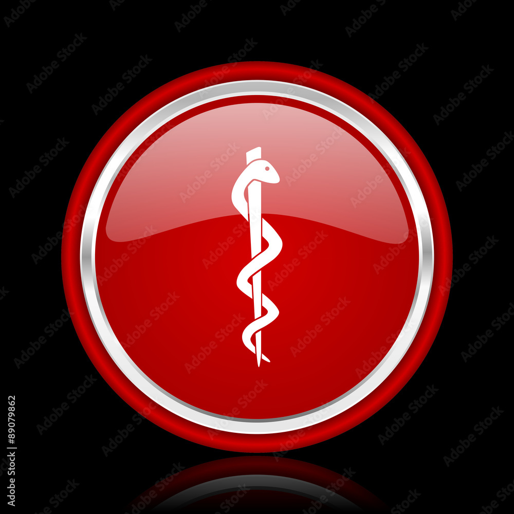 emergency red glossy web icon emergency red glossy web icon