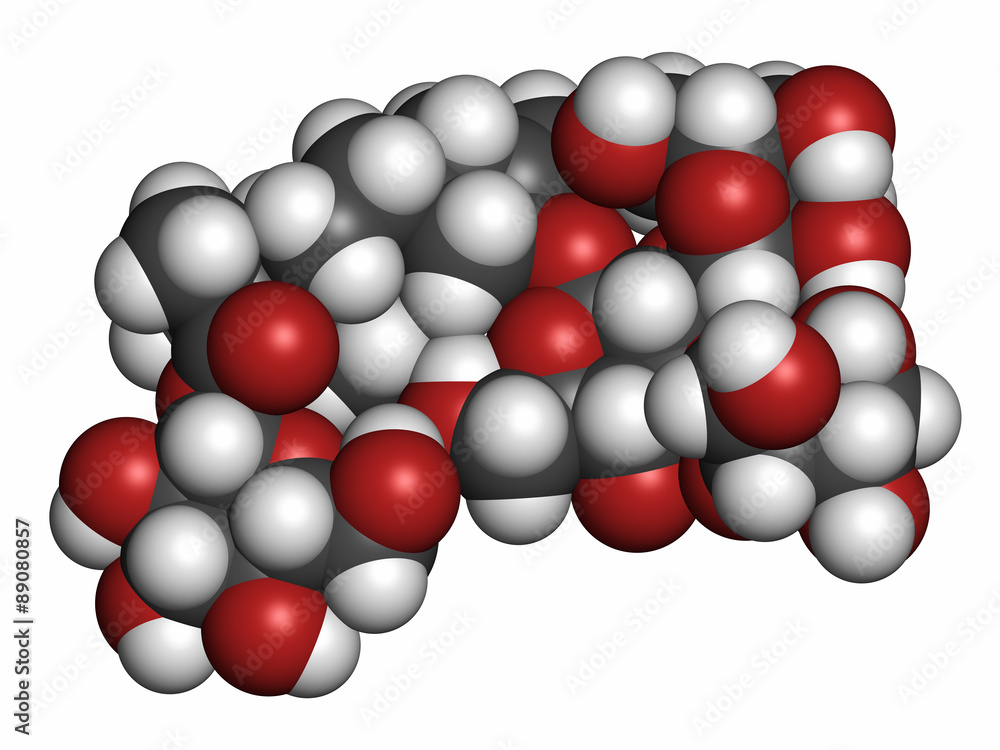 Rebaudioside A molecule. Rebaudioside A molecule.