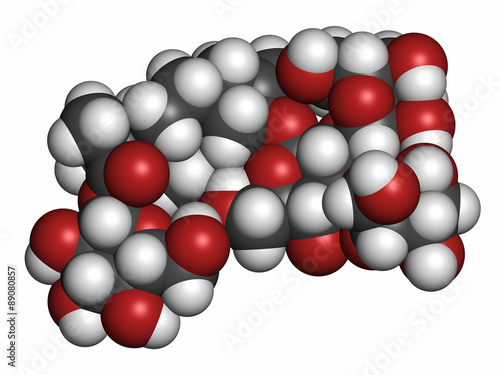 Rebaudioside A molecule.
