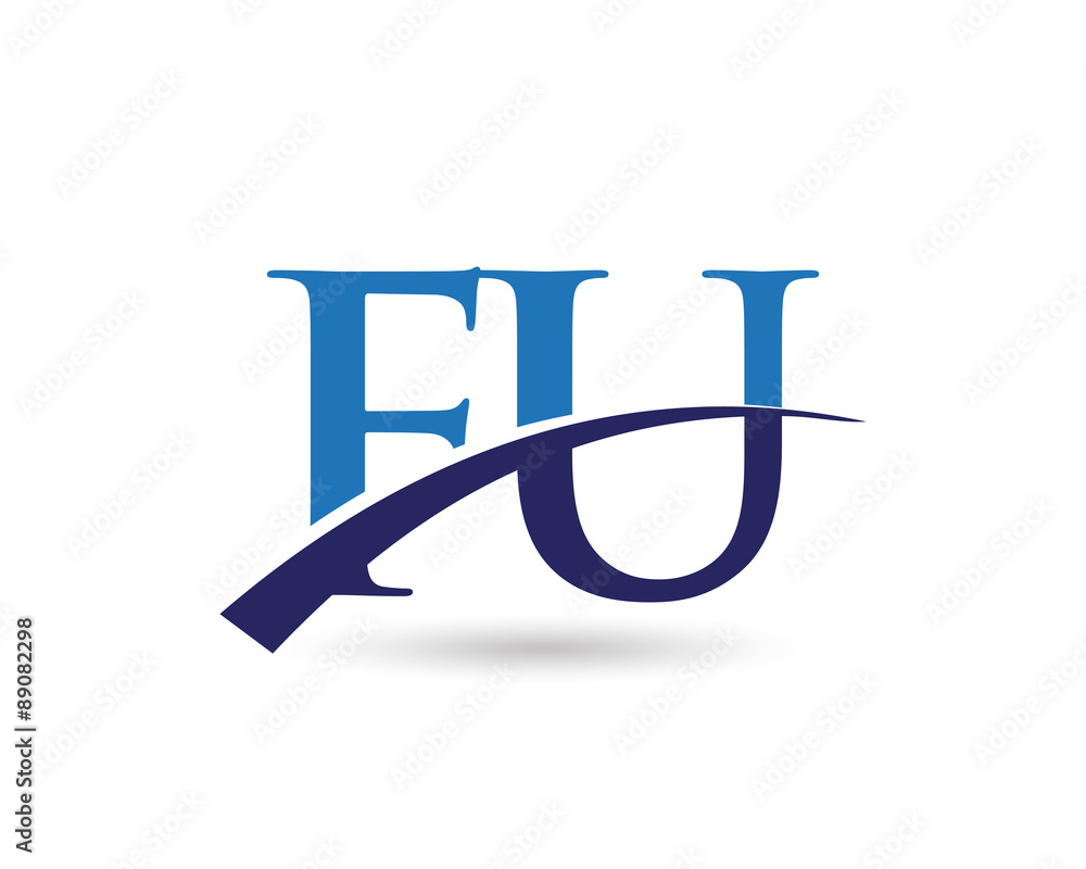 FU Logo Letter Swoosh FU Logo Letter Swoosh