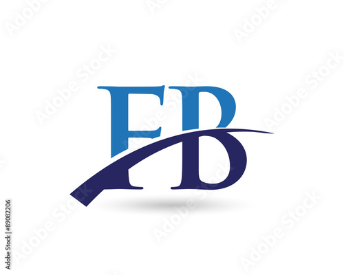 FB Logo Letter Swoosh