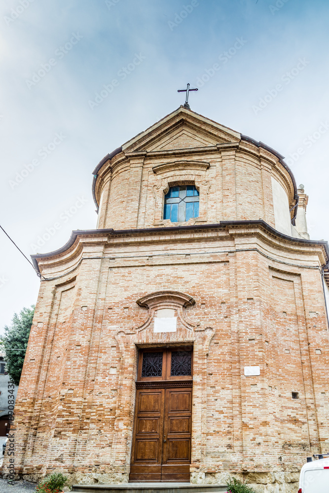 Catholic Church of San Silvestro in Bertinoro in Italy