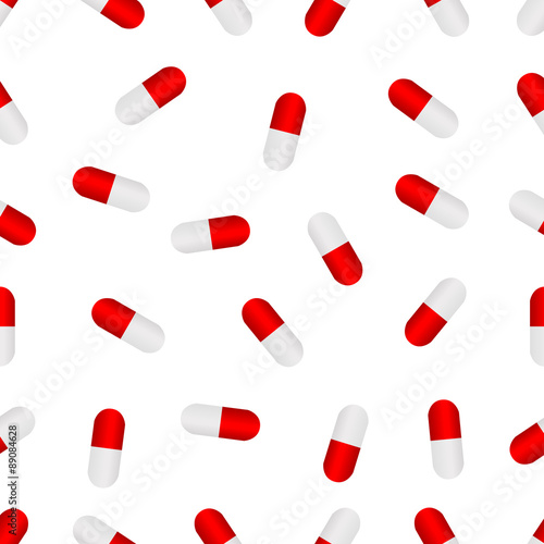 seamless pattern with pills