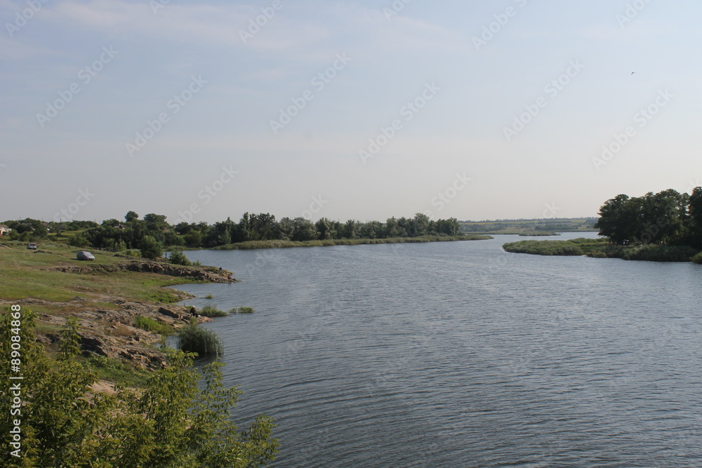 River Saksagan in Ukraine