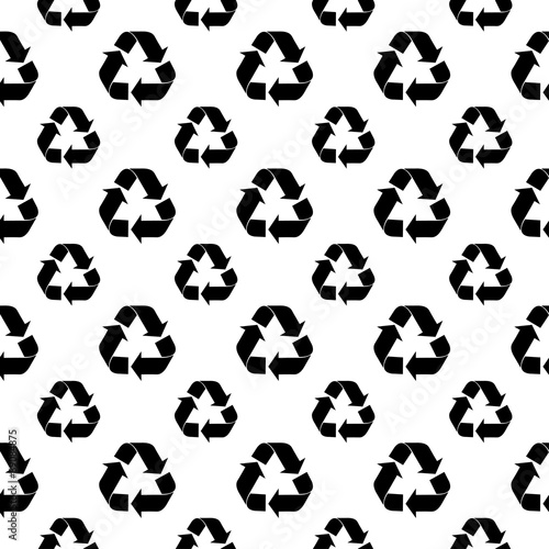 seamless pattern with recycle