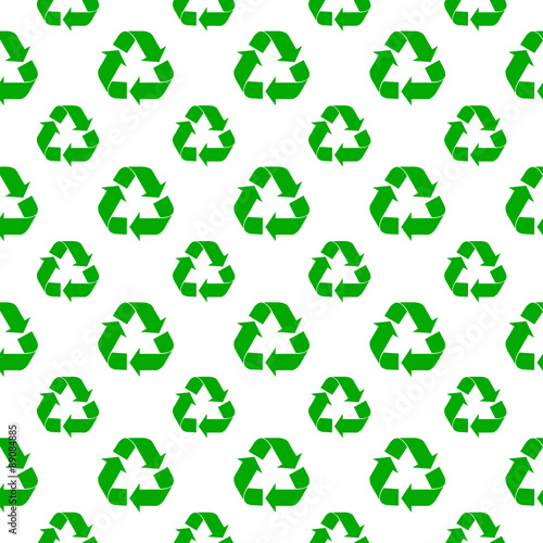 seamless pattern with recycle