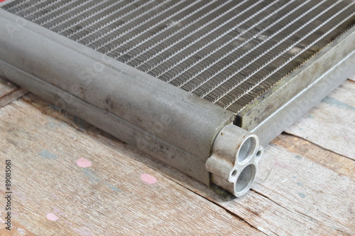 Obraz na płótnie broken evaporator coil for vehicle