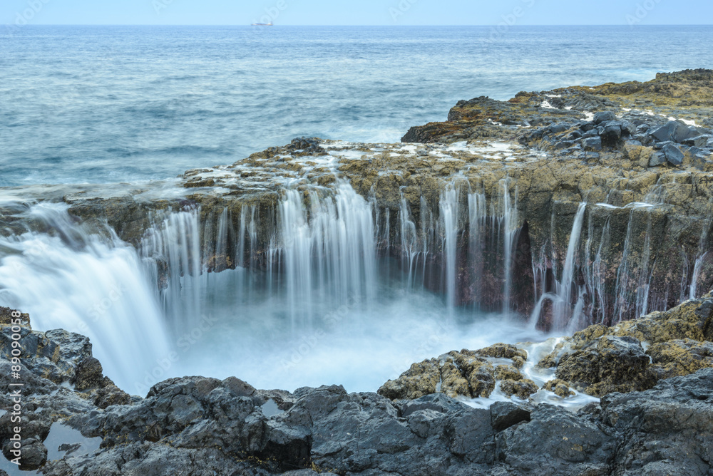 Bufadero de La Garita en Telde, Gran Canaria (España)