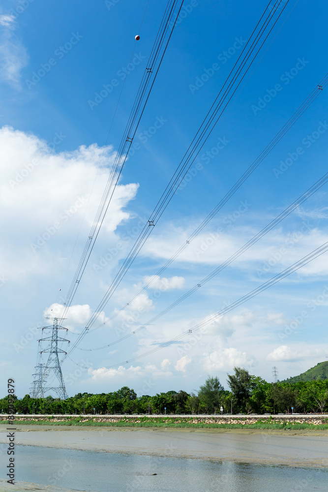 Obraz premium Electric power station