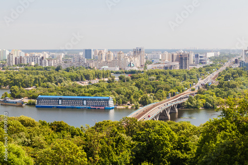 cityscape view of the Dnieper