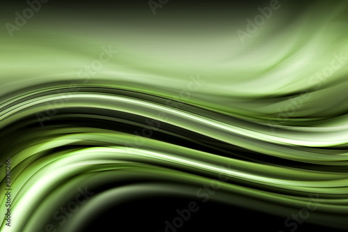 abstract awesome green wave background