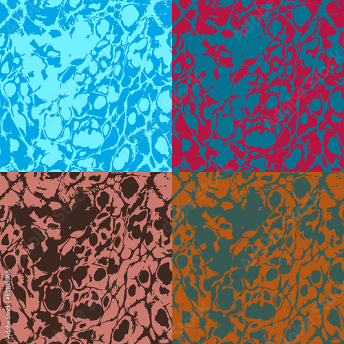 Set of seamless vector backgrounds