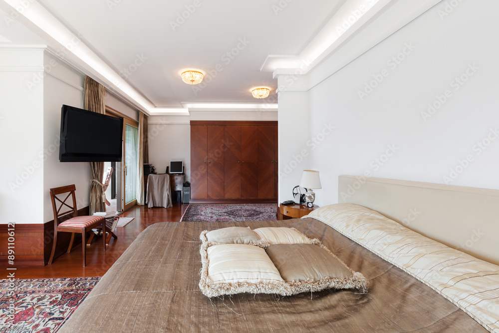 Fototapeta premium interior, classic decor, bedroom
