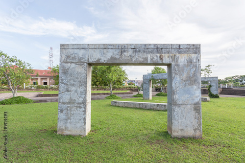 Obraz na płótnie Arch at park in Phuket Town, Thailand w salonie