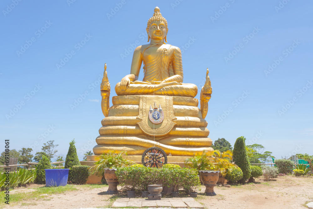 Golden Buddha statue of Big Buddha