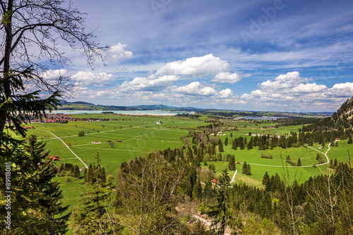 Natural landscape  Bavaria  Germany