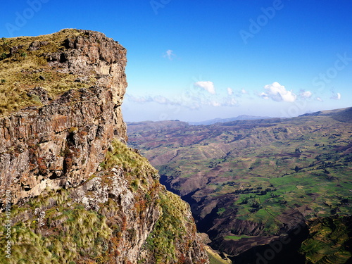 On the way from Chenek Camp to Bwahit Pass, Simien mountains