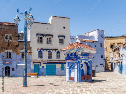 Square in Chefchaouen © Pierre-Yves Babelon