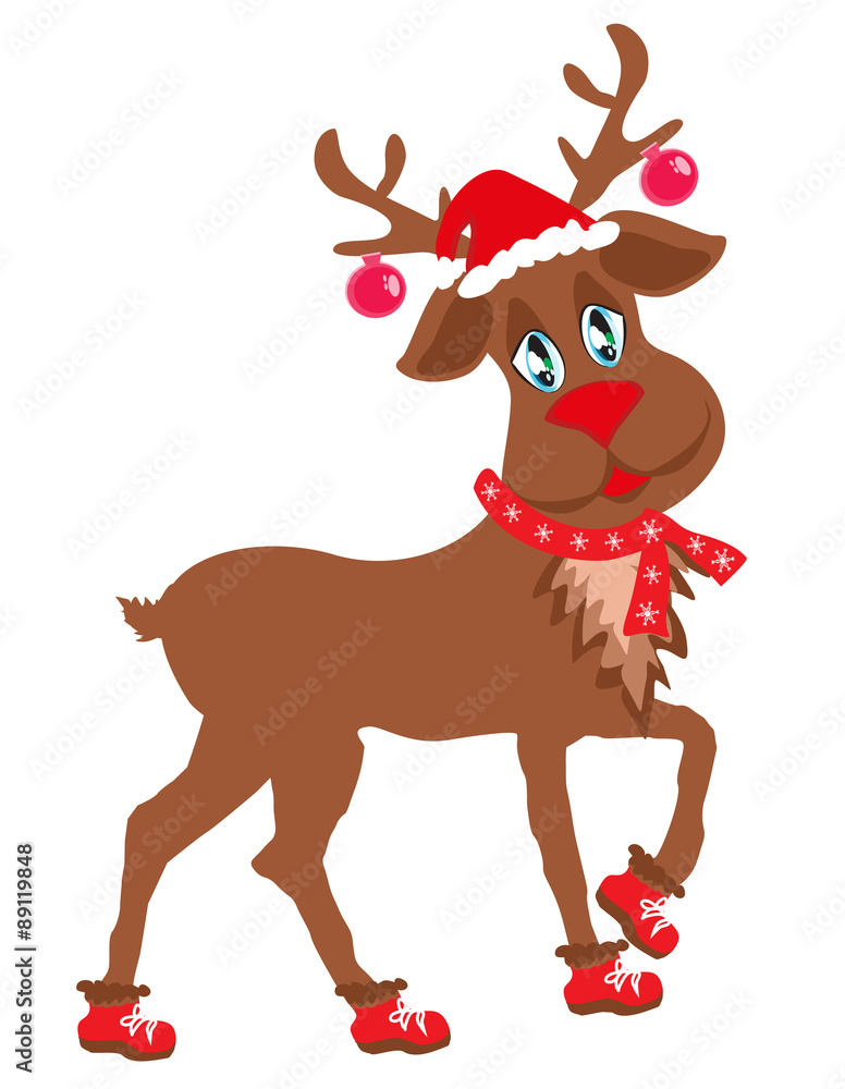 Cute Christmas reindeer Cute Christmas reindeer