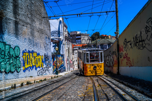 Tram, Lisbon, Portugal