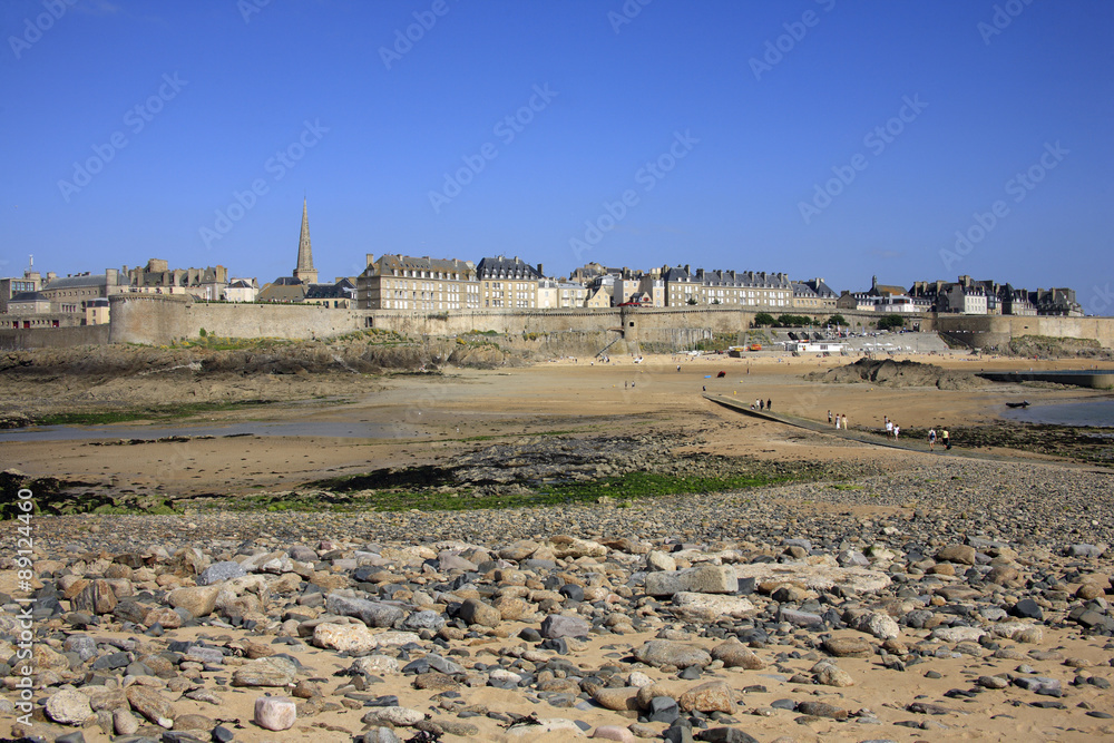 Fototapeta premium Francia,Bretagna, San Malo,