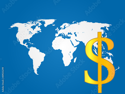 Global Economy Dollar EPS 10