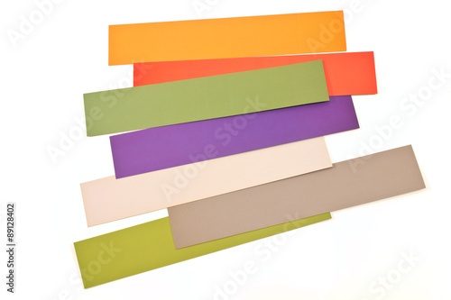 Colorful Paper isolated as background