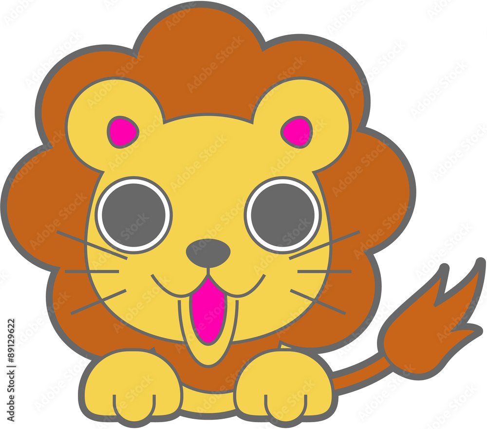 ライオンイラスト素材 通常カラー Stock Illustration Adobe Stock ライオンイラスト素材 通常カラー Stock Illustration Adobe Stock