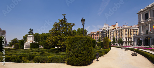 Panorama Plaza de Oriente Madrid photo