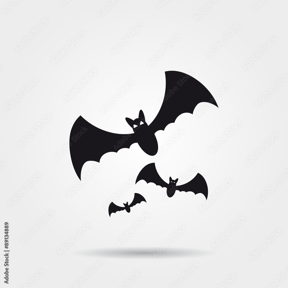 Fototapeta premium Bats icon