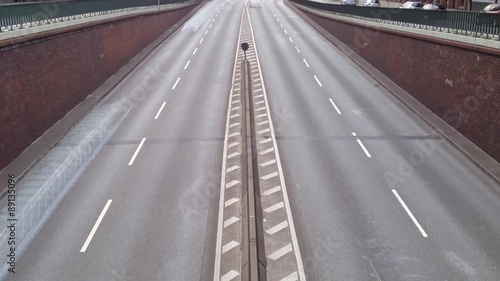Verkehr im Zeitraffer.