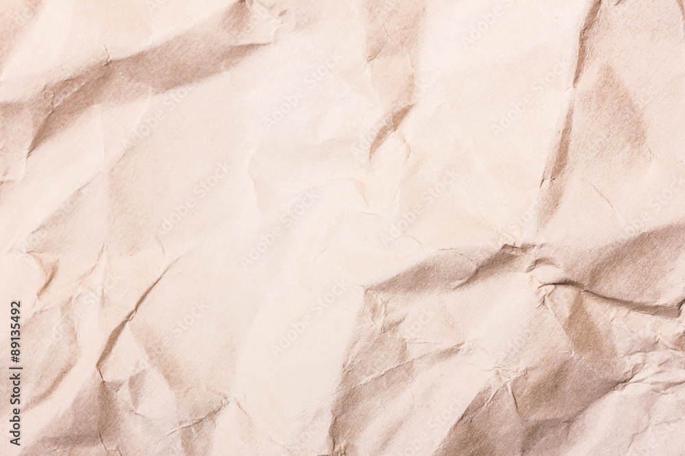 Crumpled stained paper. Old retro letter texture. Crumpled stained paper. Old retro letter texture.