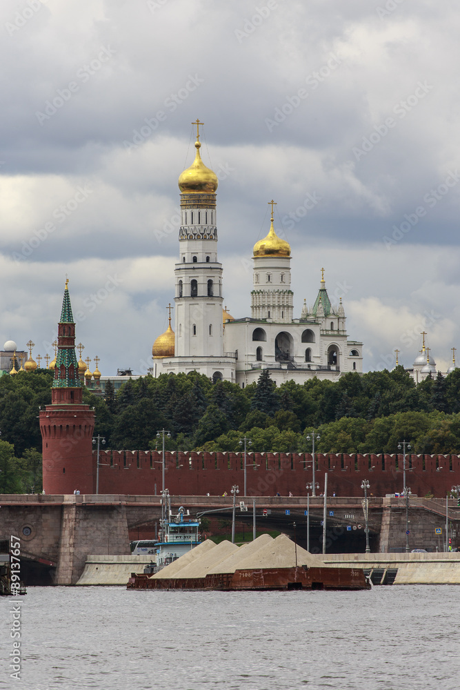 Moskou, as seen from the river Moskva