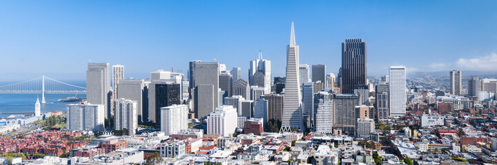 Fototapete San Francisco San Francisco-Panorama  © eyetronic