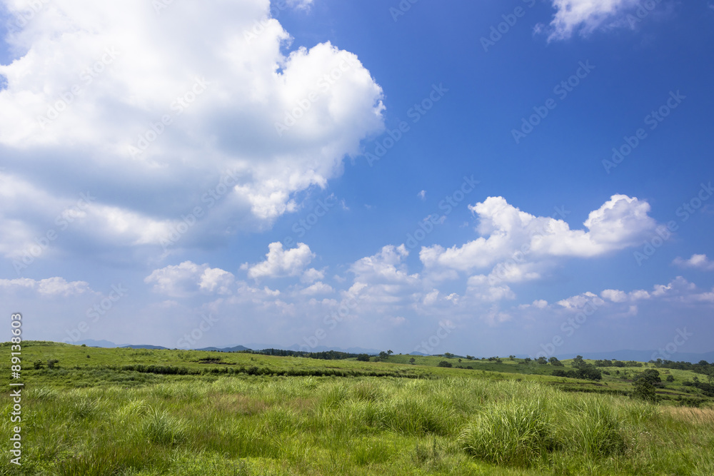 緑の阿蘇山