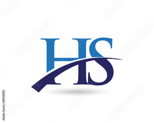 HS Logo Letter Swoosh